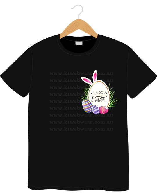 Bunny Egg Happy Easter Tee