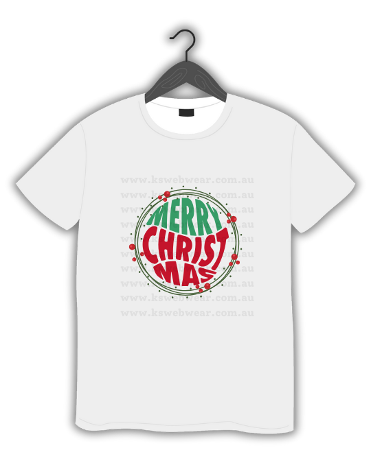 Classic Merry Christmas Wreath