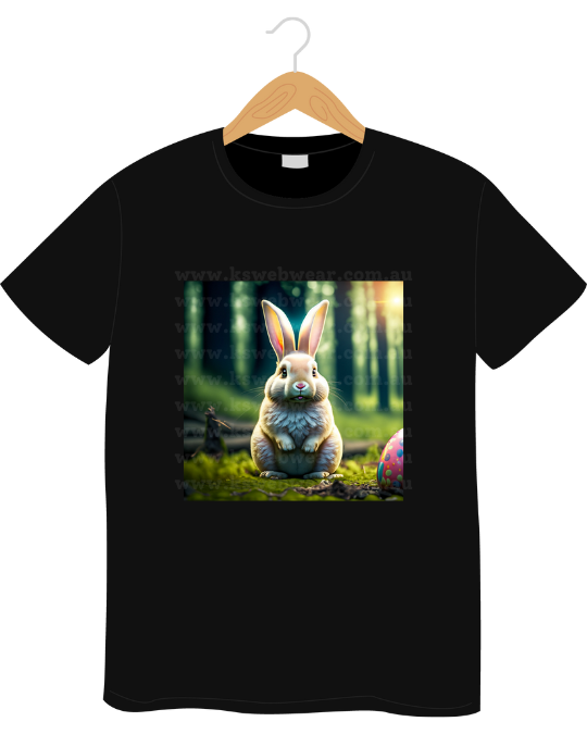 Enchanted Forest Bunny Easter Tee