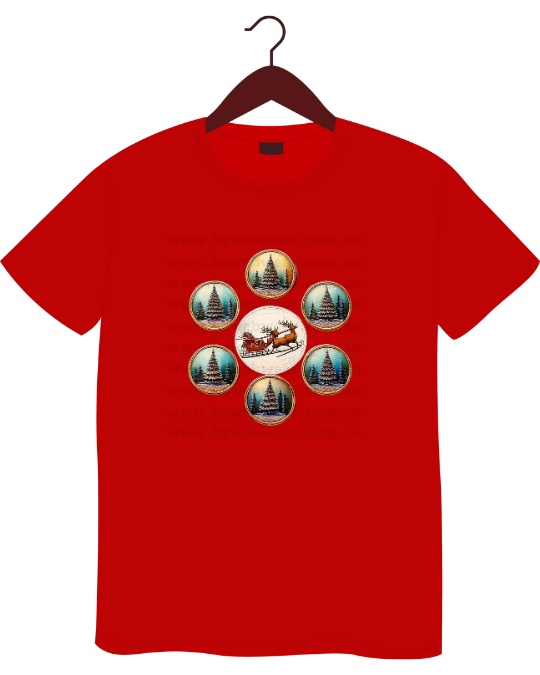 Enchanted Winter Night Santa