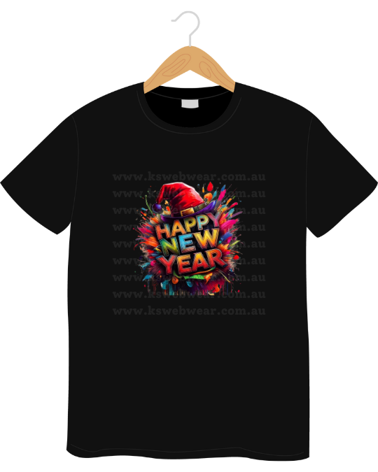 Festive Burst Happy New Year