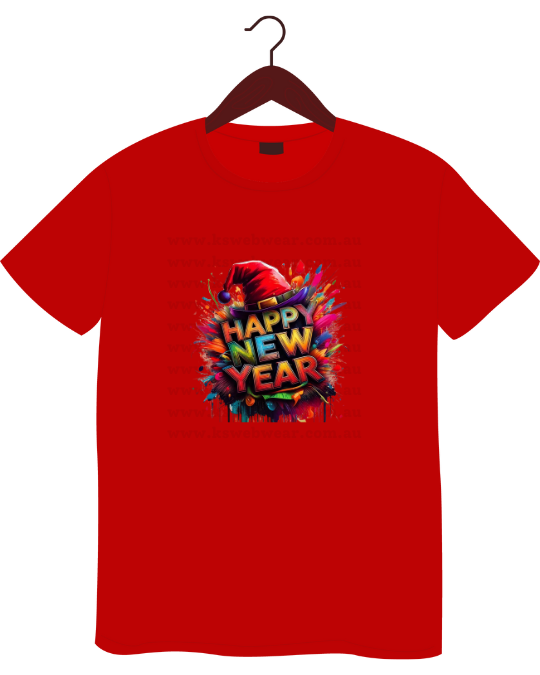 Festive Burst Happy New Year