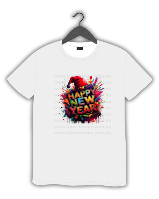 Festive Burst Happy New Year