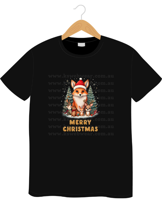 Festive Forest Friends Merry Christmas