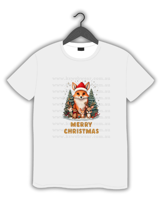 Festive Forest Friends Merry Christmas