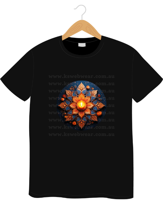 Floral Diya Mandala