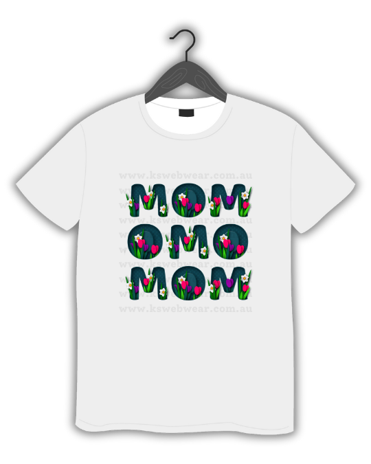 Floral MOM Repeated Tee