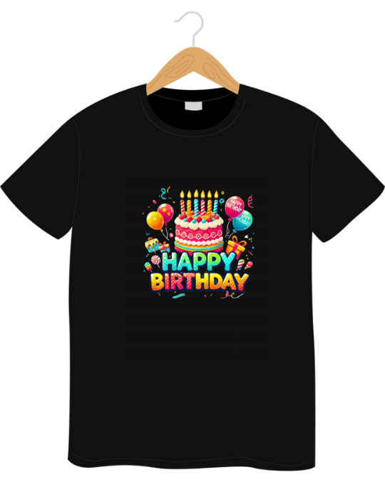 Happy Birthday Baloon & Cake