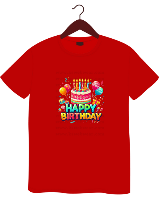 Happy Birthday Baloon & Cake