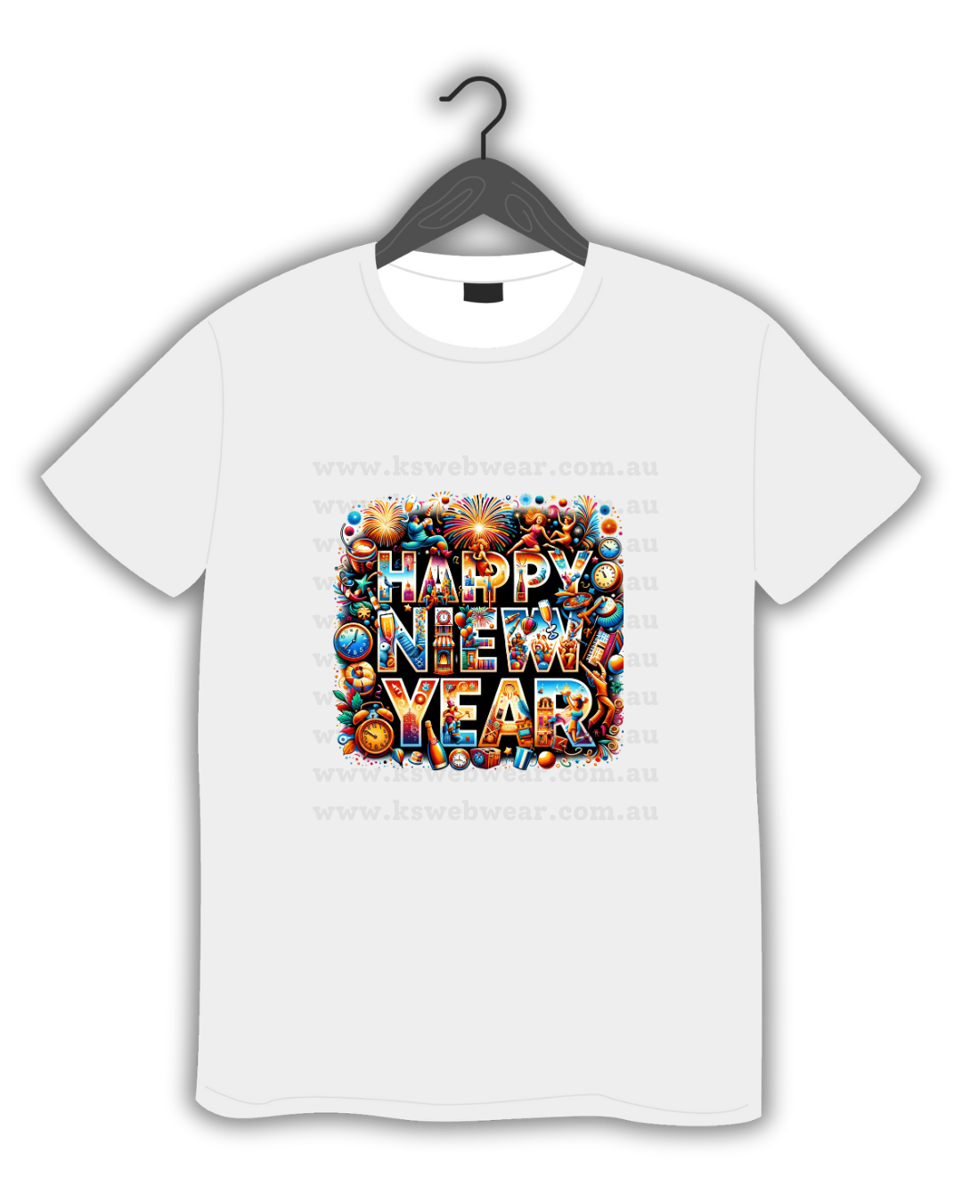 Happy New Year Celebration Collage