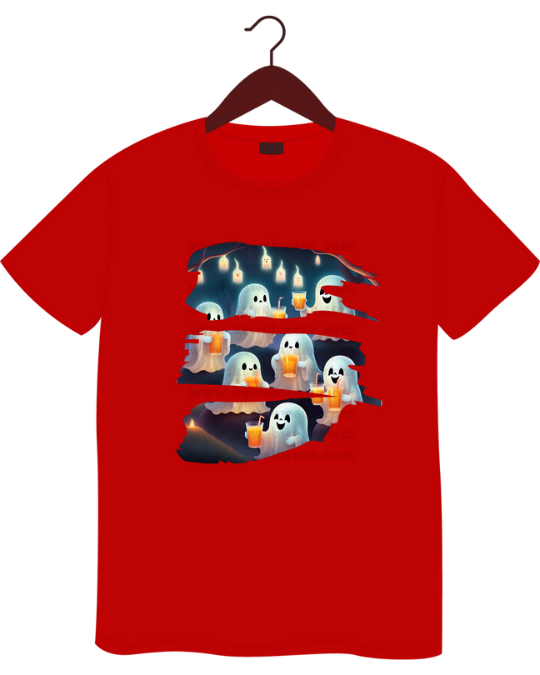 Happy Halloween Ghost With Juice
