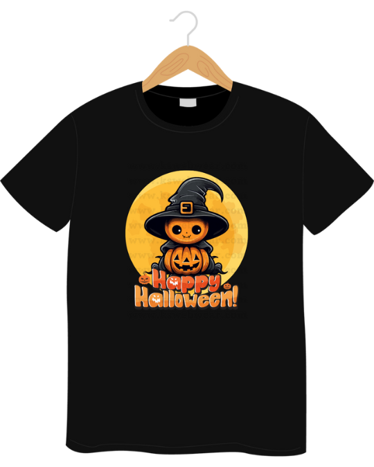 Happy Halloween Pumpkin Witch Moon
