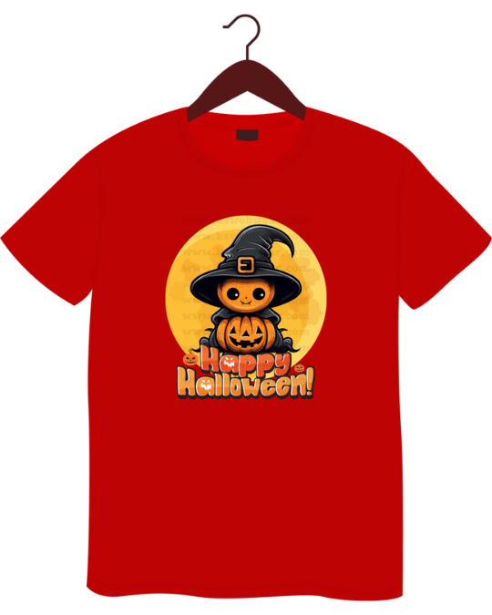 Happy Halloween Pumpkin Witch Moon