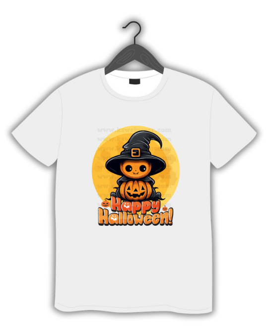 Happy Halloween Pumpkin Witch Moon