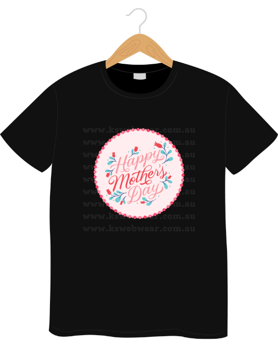 Round Floral Mother’s Day Tee