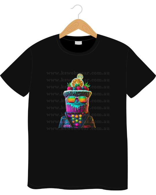 Vibrant Fruit Cake Head