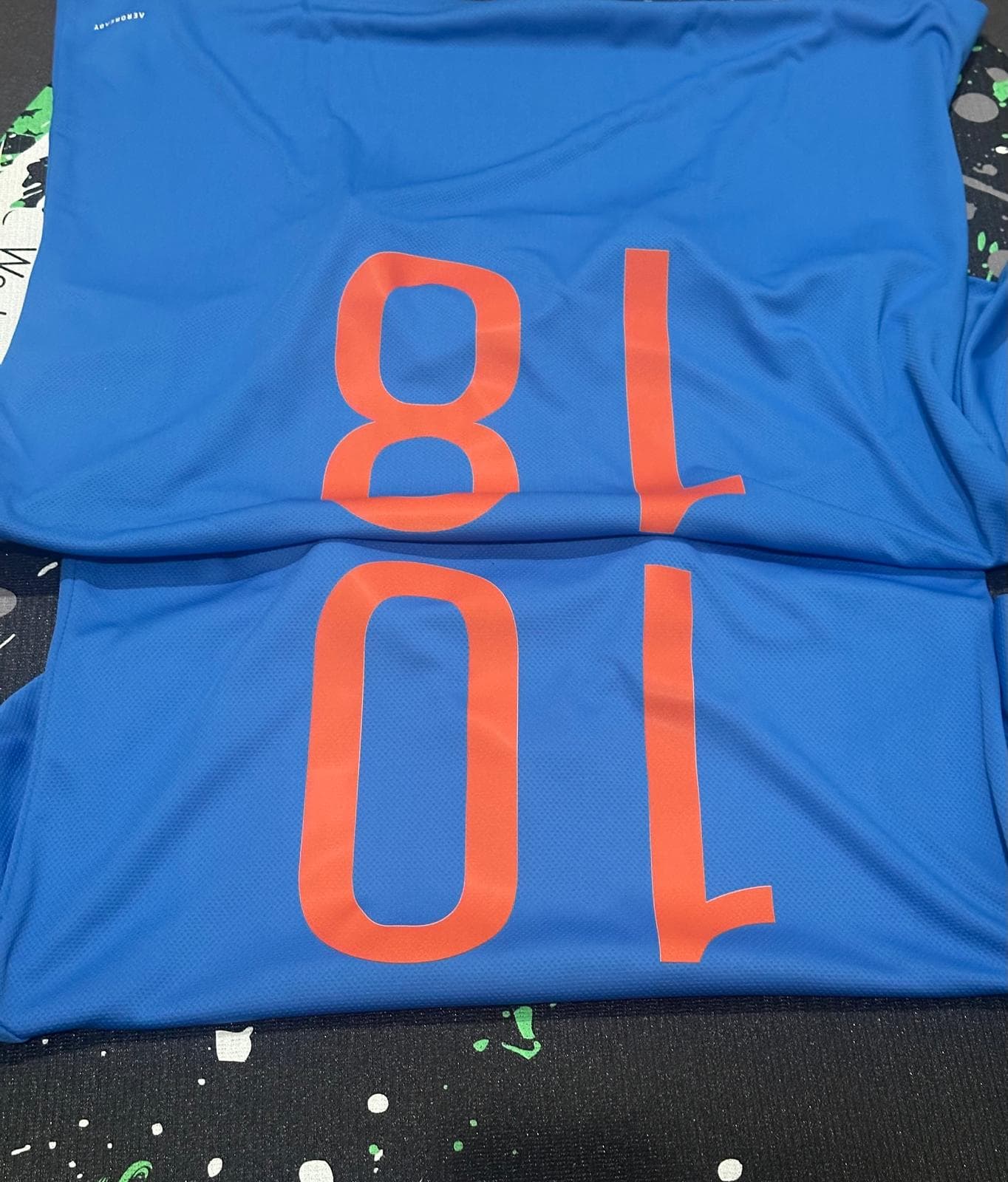 Sports Team Numbered Jerseys