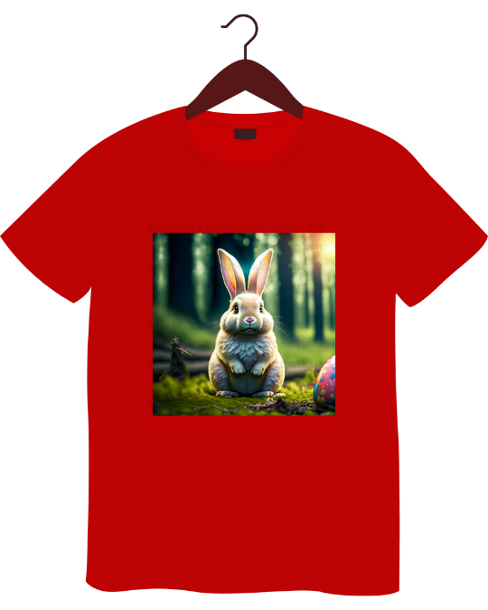 Enchanted Forest Bunny Easter Tee