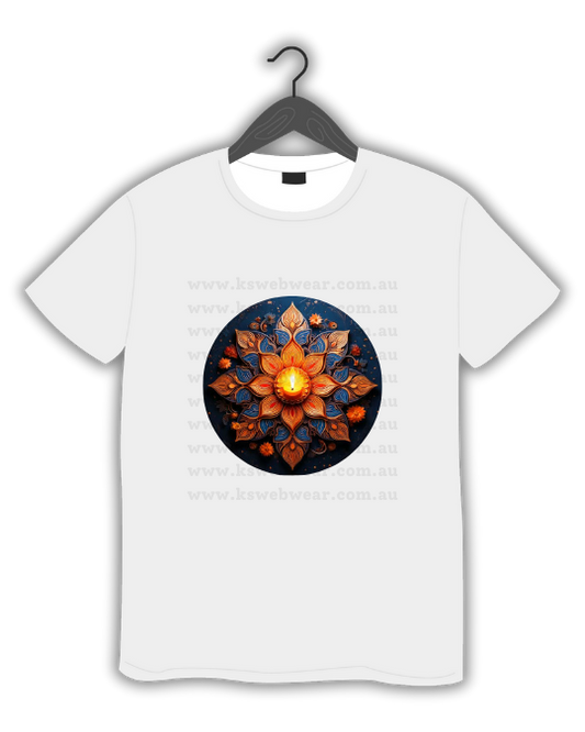 Floral Diya Mandala