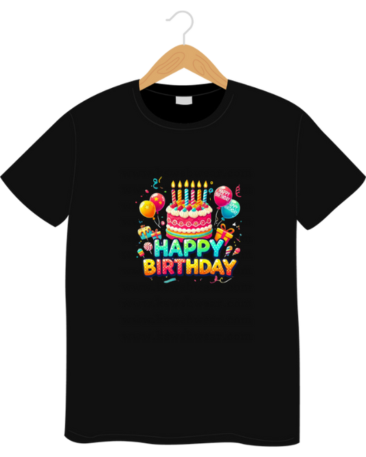 Happy Birthday Baloon & Cake
