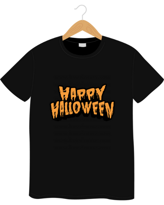 Happy Halloween Dripping Text