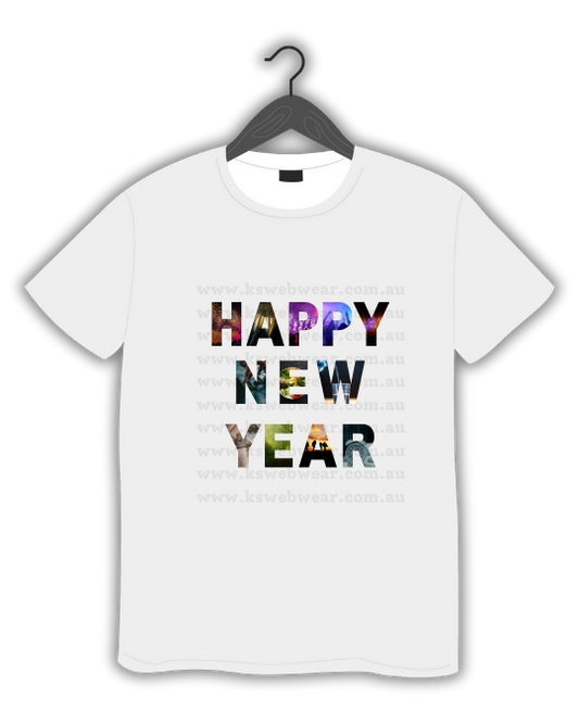 Vibrant Happy New Year Celebration